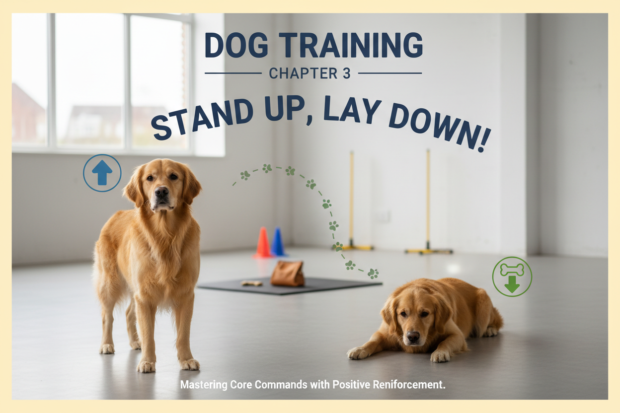 Dog coaching standing up/down chapter #3 IRON